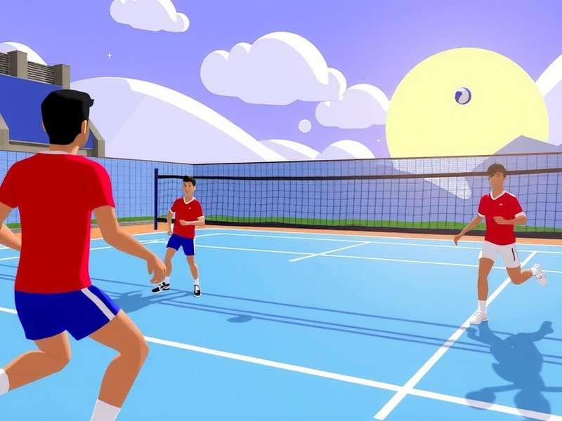 Volley Sprint Aces in Action Volley Sprint Aces Gameplay